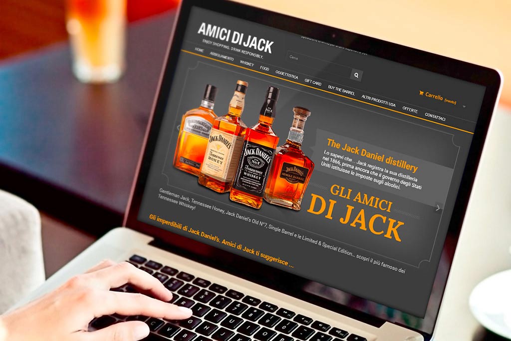 Sito eCommerce amici di jack
