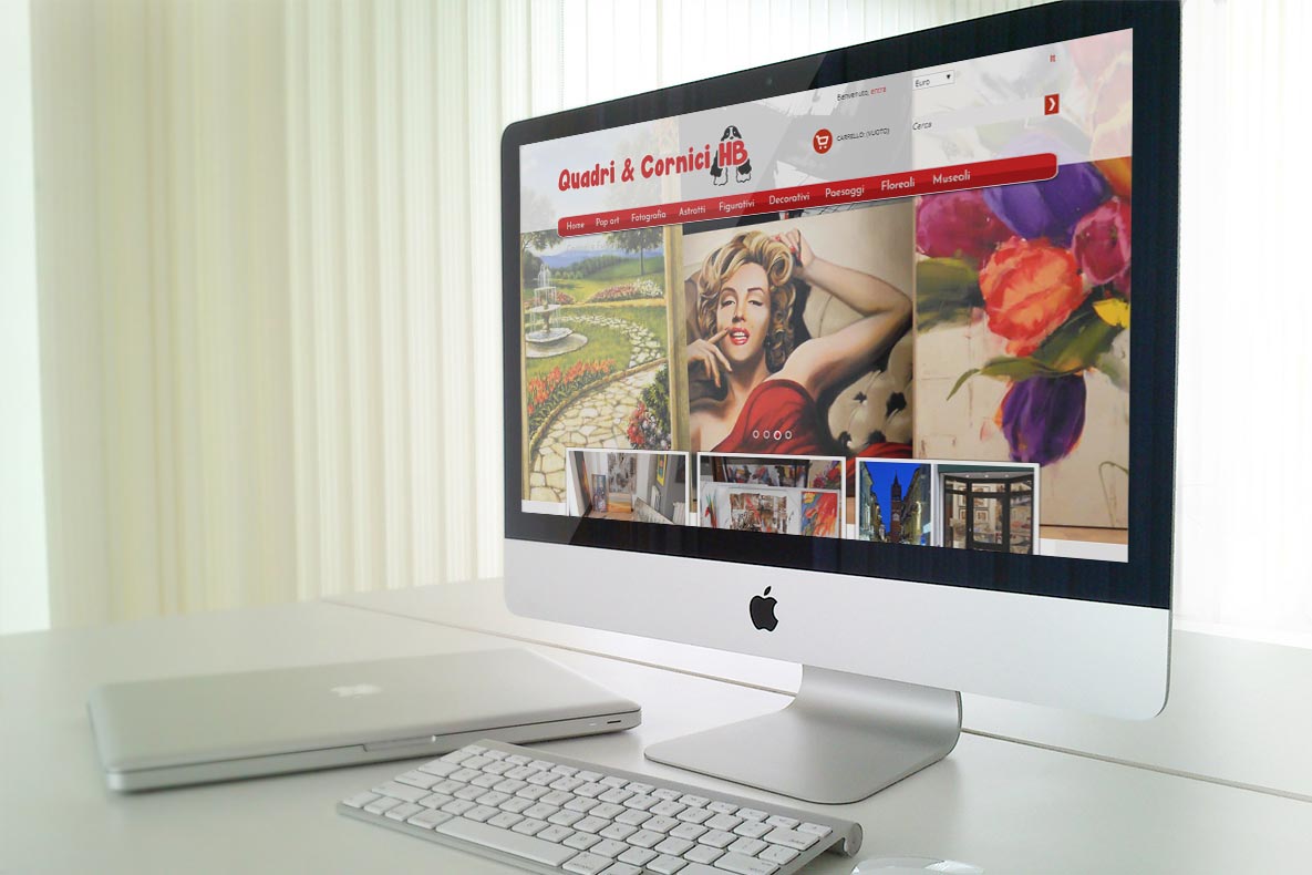Sito eCommerce quadri e cornici