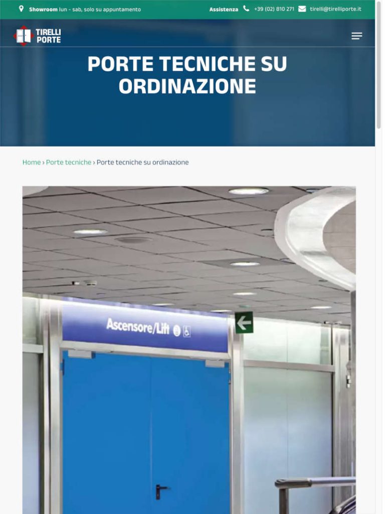 sito tirelli porte tablet