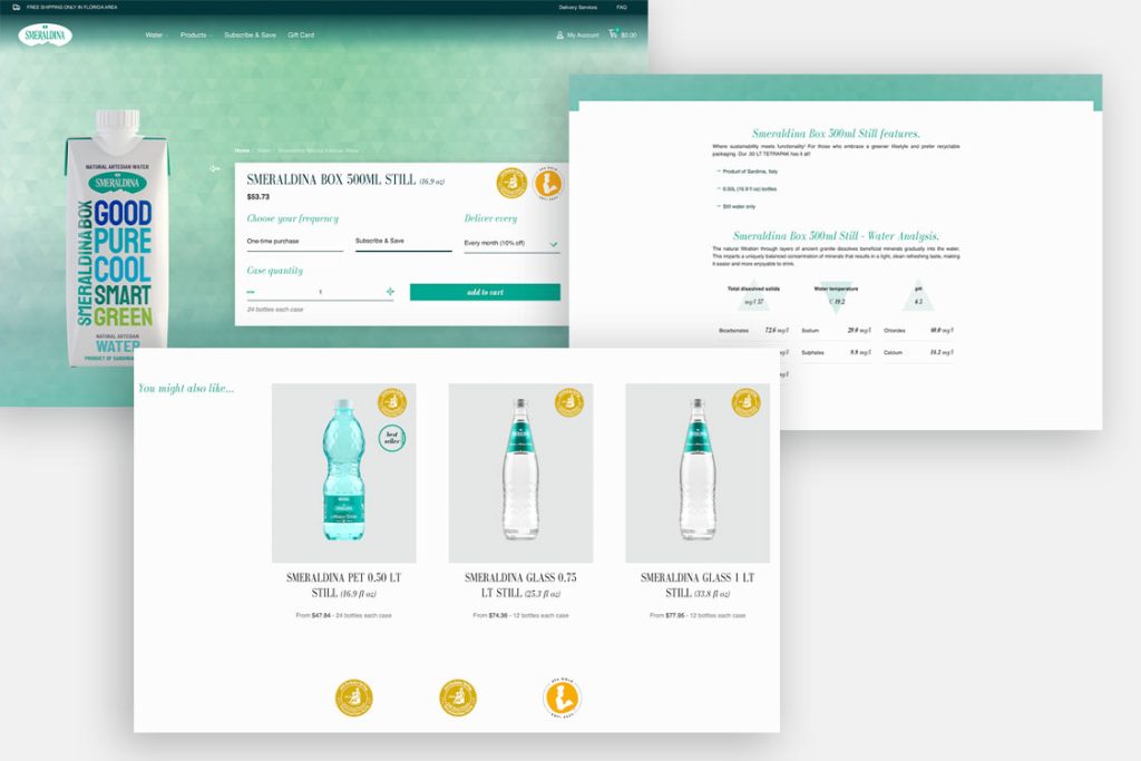 Sito Web Acqua Smeraldina