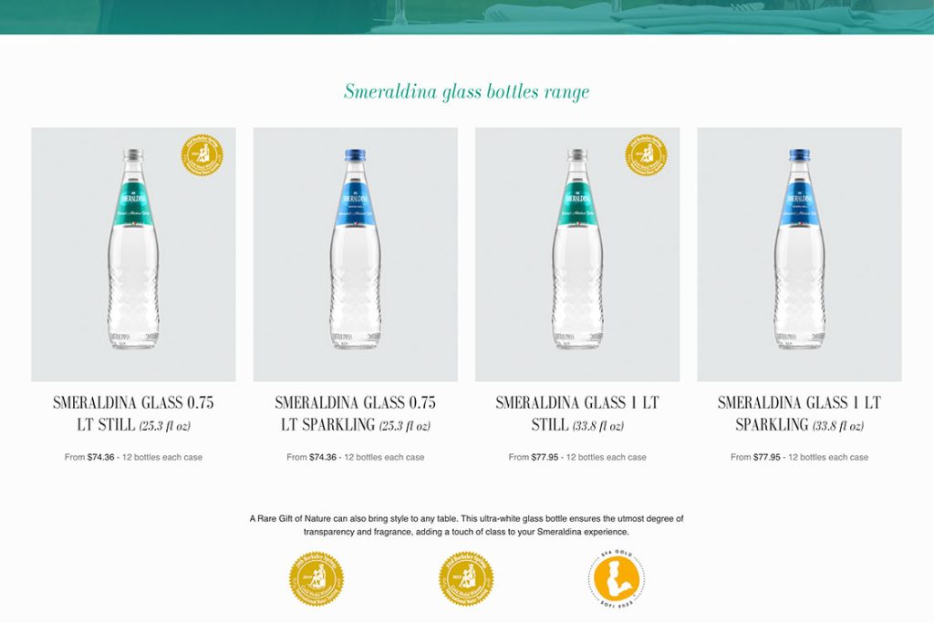 Sito Web Acqua Smeraldina