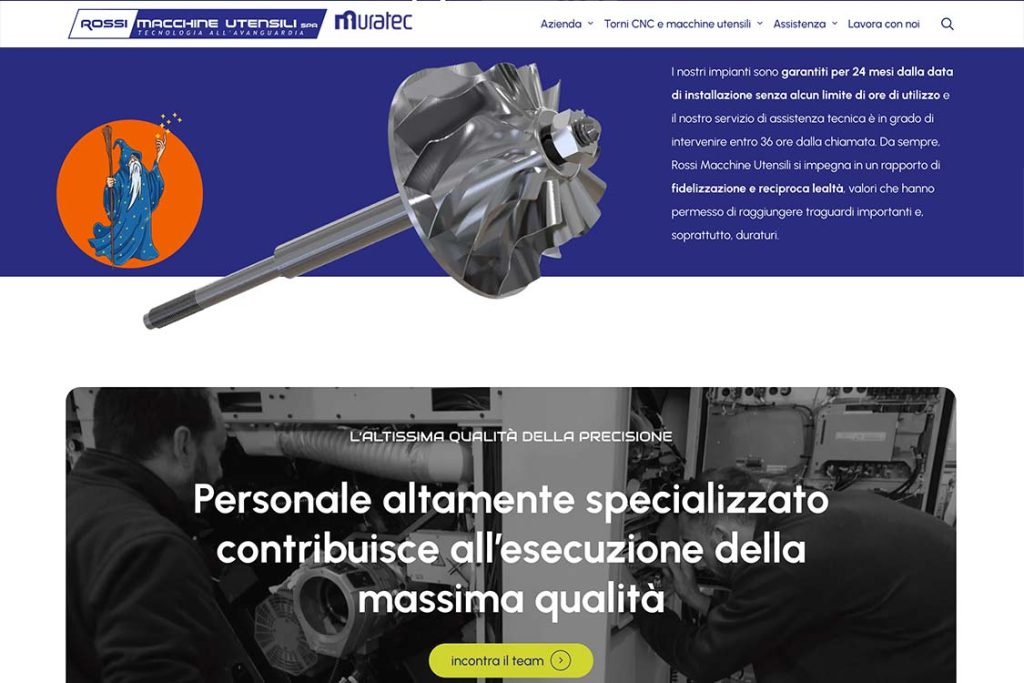 Sito Web Rossi Macchine