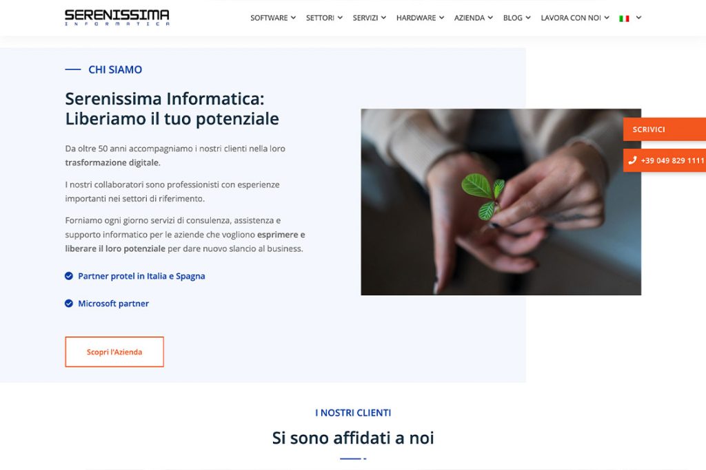Sito Web Serenissima Informatica