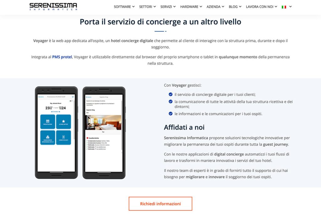 Sito Web Serenissima Informatica