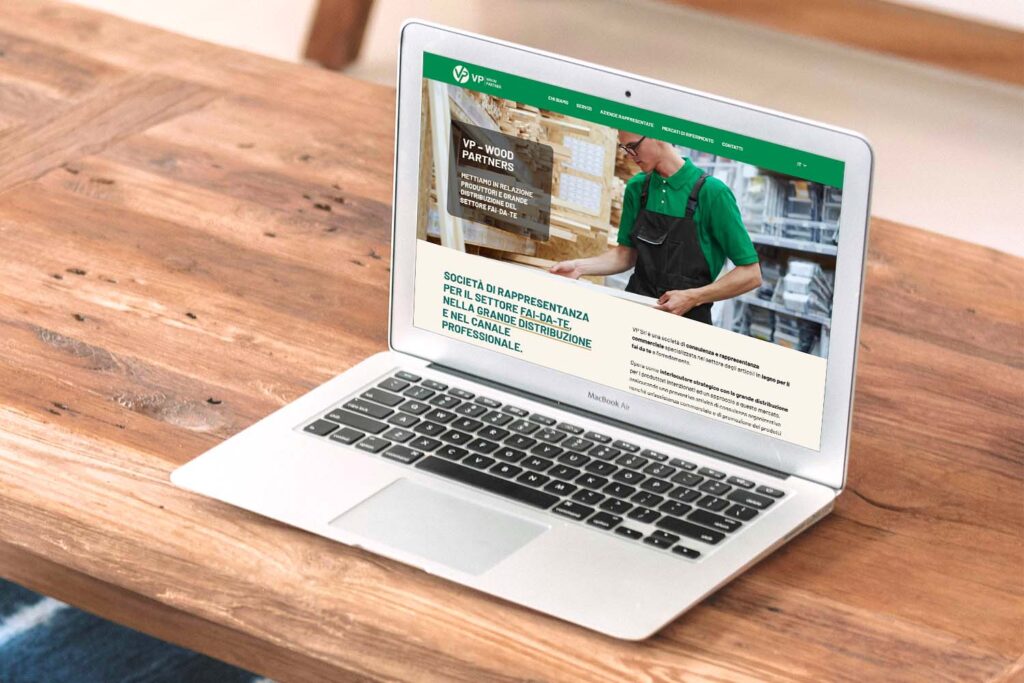 sito web per società di rappresentanza - VP srl