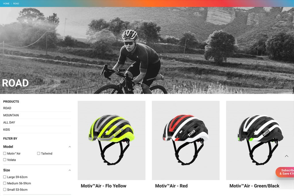 Caschi Road e-commerce Lem Helmets