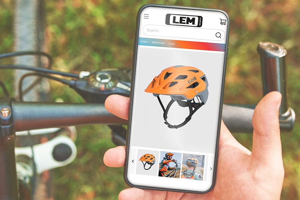 Restyling e-commerce Lem Helmets