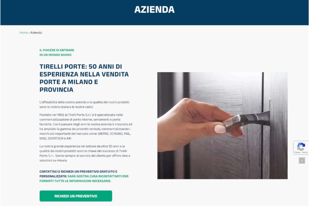 sito tirelli porte
