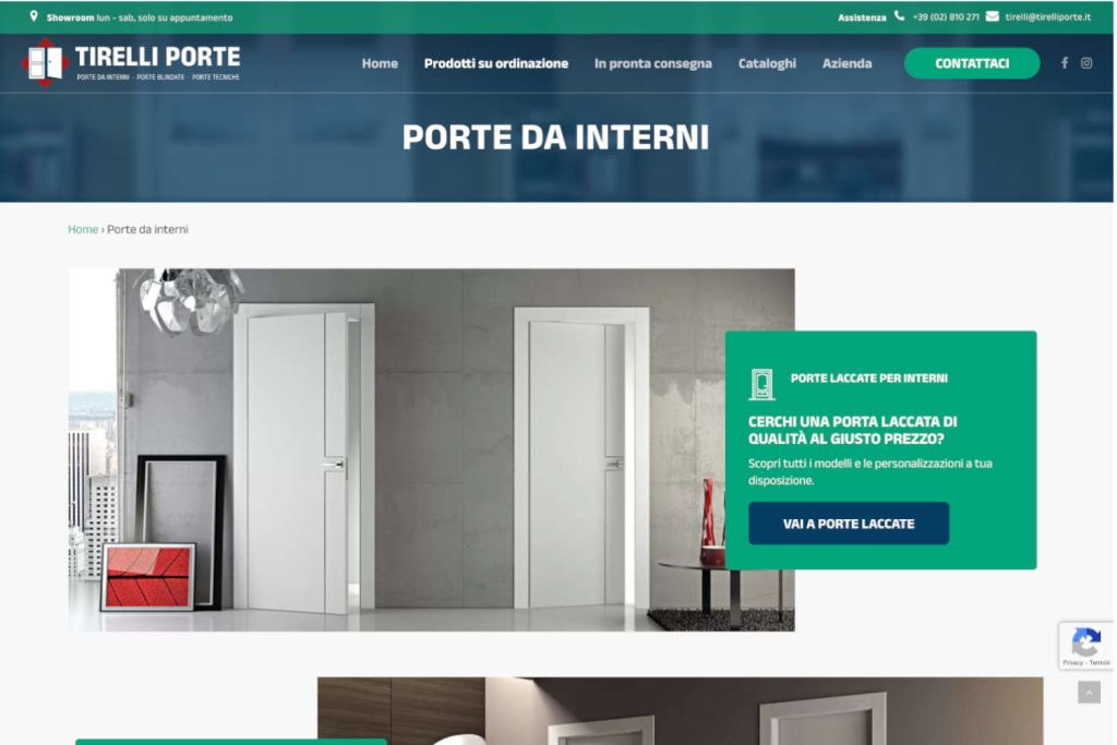 sito tirelli porte