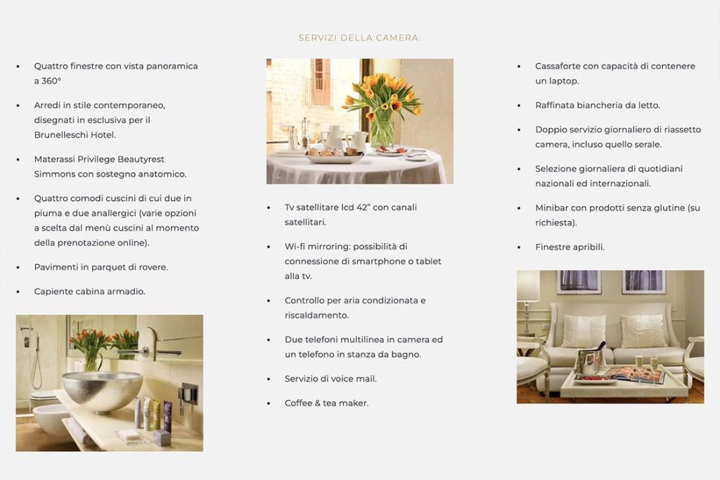 Sito Web Hotel Brunelleschi