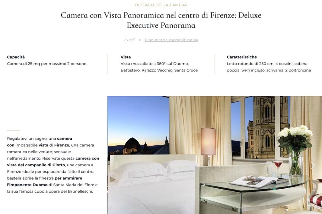 Sito Web Hotel Brunelleschi